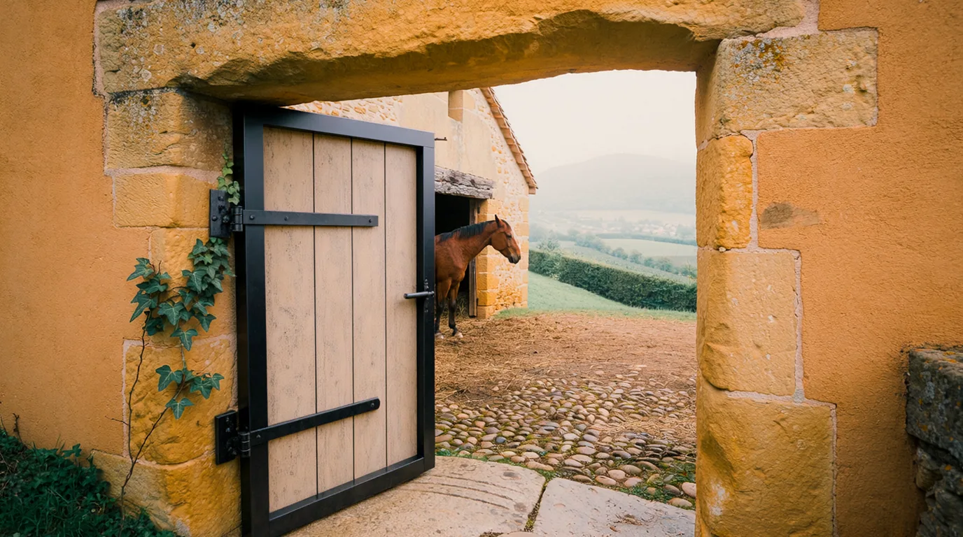 Entrée, Les Sabot de Perel, centre équestre à Gilhoc-sur-Ormèze