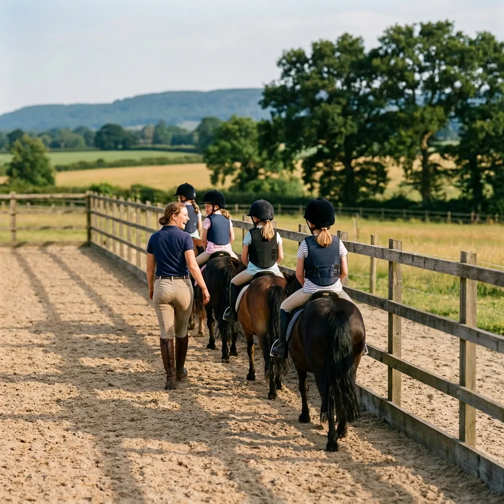Cours de poney à Gilhoc-sur-Ormèze, Ardèche